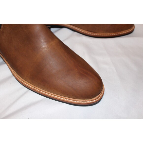 Nisolo Men\'s Tobacco Brown Marco Everyday Chelsea Leather Boots $268 NEW main image 9